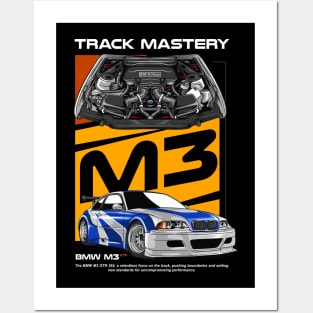 BMW E46 Track Mastery Posters and Art